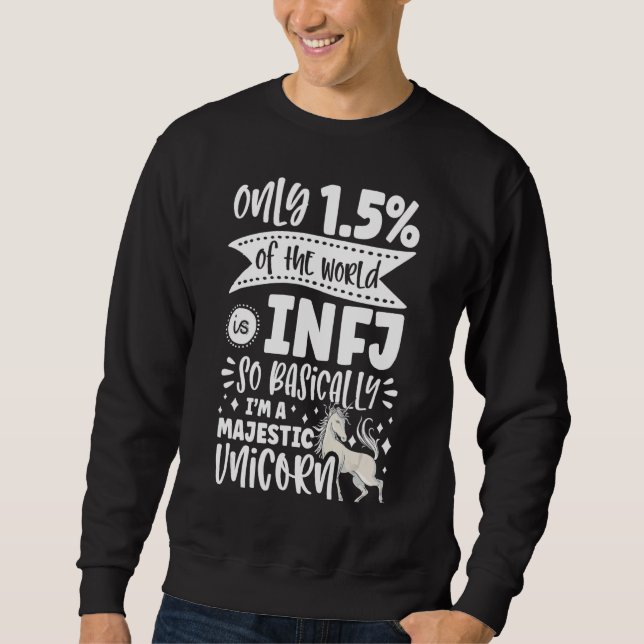 Infj Inverted Personality Lång Ärmad Tröja (Framsida)