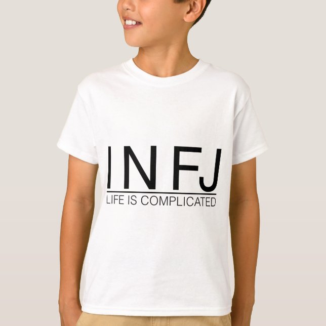 INFJ Life är komplicerat Tee (Framsida)