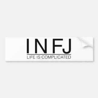 INFJ-liv försvåras Bildekal