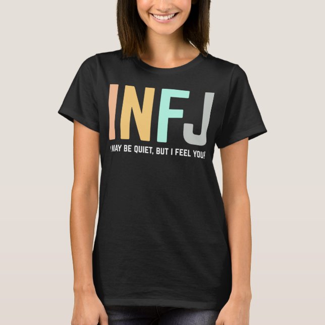 INFJ Personality Type Introvert Funny T Shirt (Framsida)