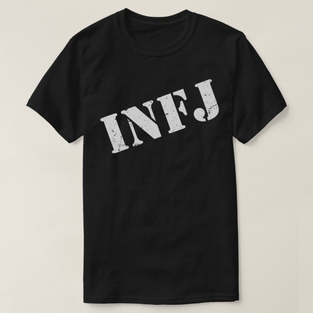 INFJ Personlighetstyp Introvert Intuitive Feense T Shirt (Design framsida)
