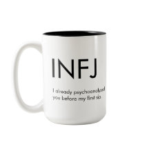 INFJ psykoanalyserade dig redan Mugg Gift