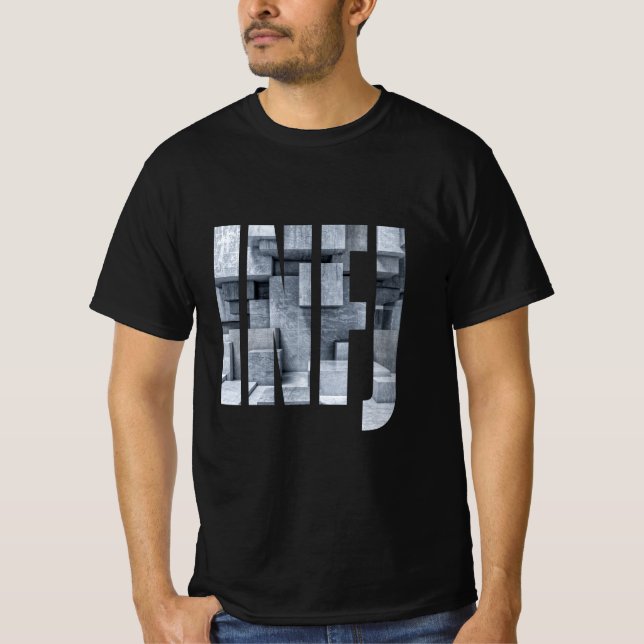 INFJ: Sällsynta personligheter T Shirt (Framsida)