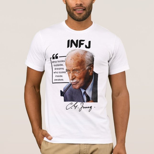 INFJ T-Shirt - Carl Jung (Framsida)