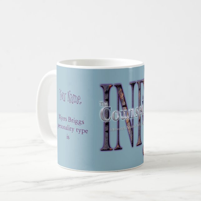 INFJ-theCounselor Kaffemugg (Framsida vänster)