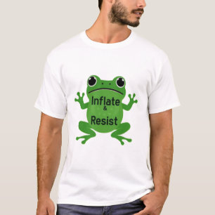 Inflatera & Motstå – Minimalistisk Groda Kraft Aff T Shirt