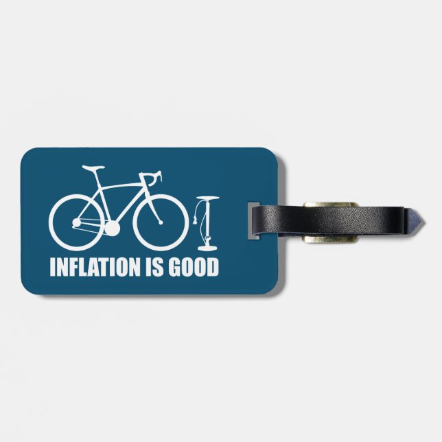 Inflation är Bra-cykel Bagagebricka (Baksida Vågrät)