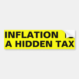 Inflation är den A gömmde skatten Bildekal