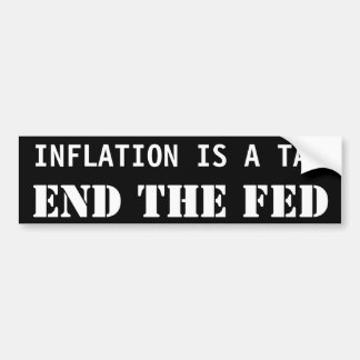 INFLATION ÄR EN SKATT, SLUT DEN MATAT BILDEKAL