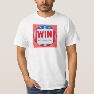 Inflation av piska nu t-shirt