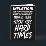 INFLATION FUNNY JOKE BIRTHDAY GREETING CARD KORT<br><div class="desc">BIRTHDAY-KORT FÖR FUNNY INFLATION</div>