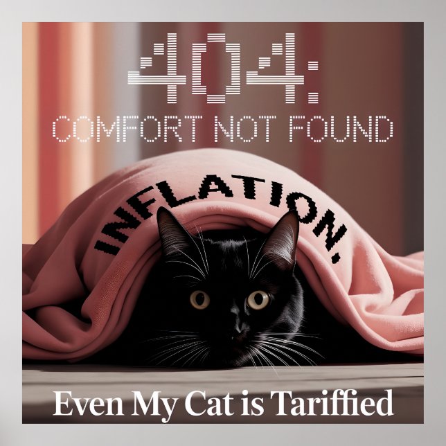 Inflation Got You Down? This Cat Feels You Poster (Framsidan)