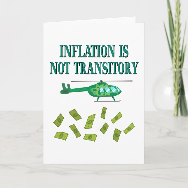Inflationen är inte övergående kort (Framsida)