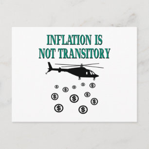 Inflationen är inte övergående vykort