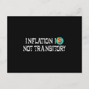 Inflationen är inte övergående vykort