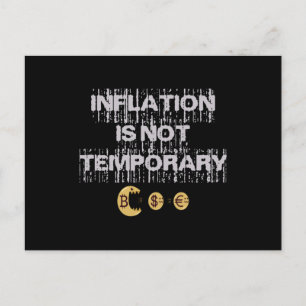 Inflationen är inte övergående vykort