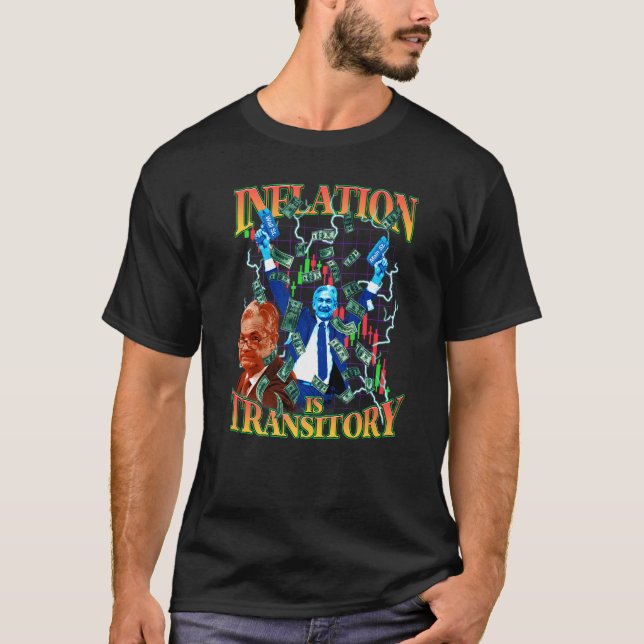 Inflationen är tillfällig 90-årsjubileum Bootleg M T Shirt (Framsida)