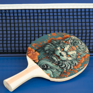 Influensa Lejon för Wisdom Ping Pong Paddle Pingisracket