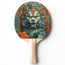 Influensa Lejon för Wisdom Ping Pong Paddle