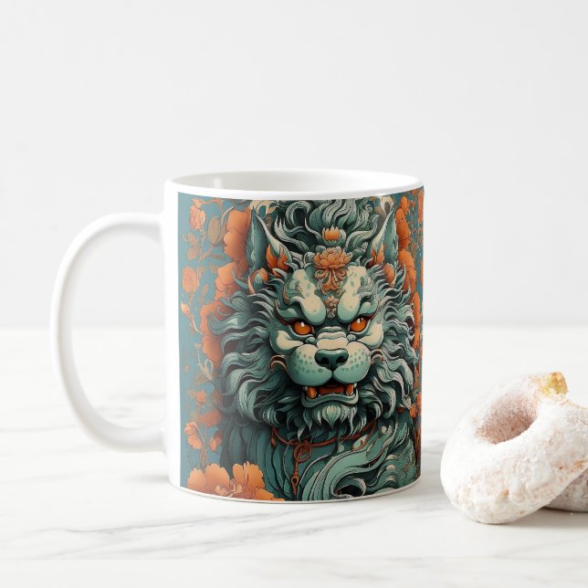 Influensans Lejon Kaffemugg (Med munk)