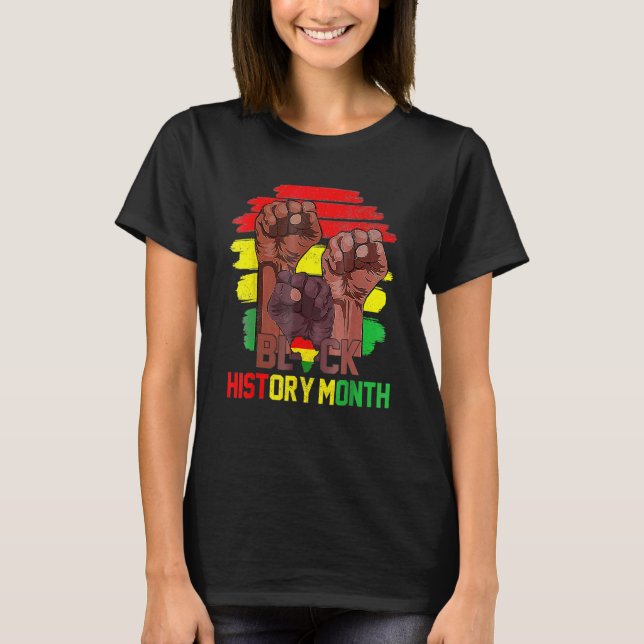 Influential Inspirational Black History Leaders Fi T Shirt (Framsida)