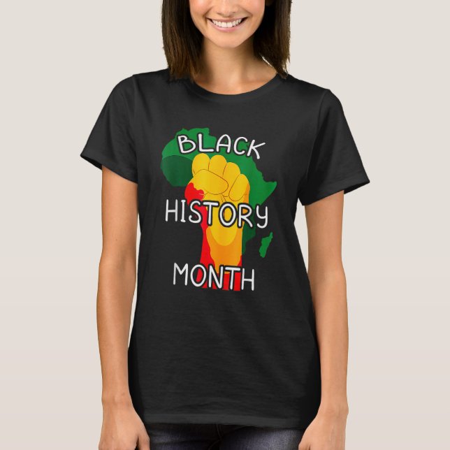 Influential Inspirational Black History Leaders Fi T Shirt (Framsida)