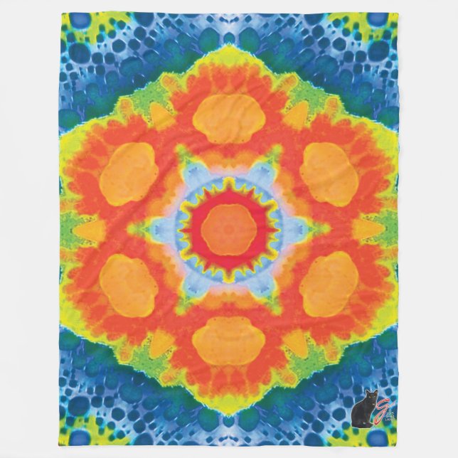 Influx Kaleidoscope Fleece Blanket (Framsidan)