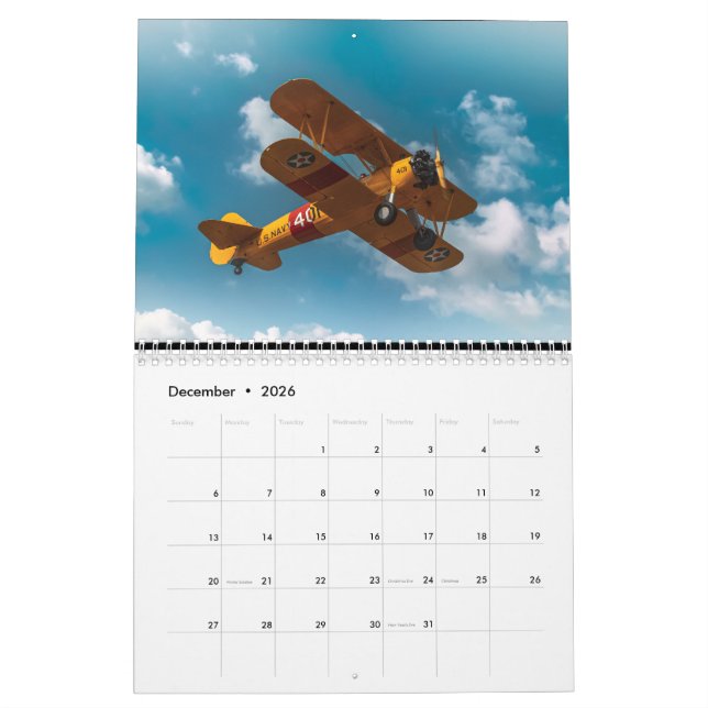 Inflygning Kalender (Dec 2026)