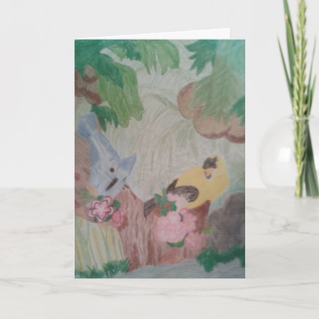 Inflyttnings- hälsning tack kort (Framsida)