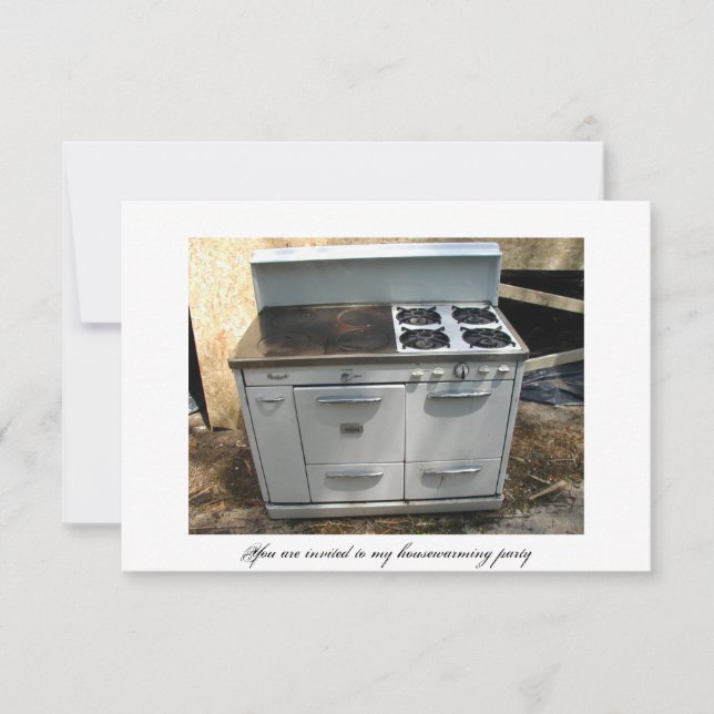 Inflyttnings- party inbjudningar (Framsida)