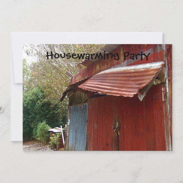 Inflyttnings- partyinbjudan inbjudningar (Framsida)