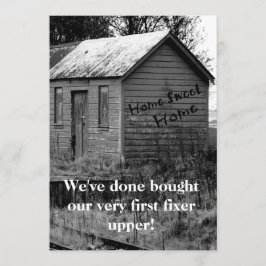 Inflyttningsfest för vi har flyttatlandhydda inbjudningar