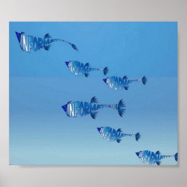 Info Fish Family Poster
