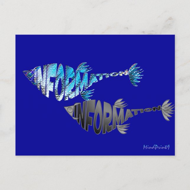 Info-fisk Vykort (Framsida)