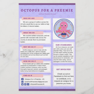Info Flyer Octopus för en preemie US
