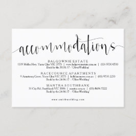 Info-kort för Rustic-logi Tilläggskort