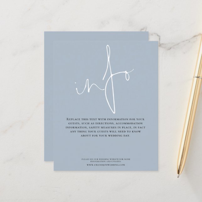 Info om detaljer i Bröllop för budgetinformation - (Fram/Back In Situ)