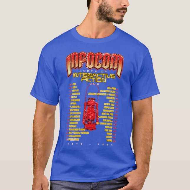 Infocom Lords of Interactive Fiction T Shirt (Framsida)