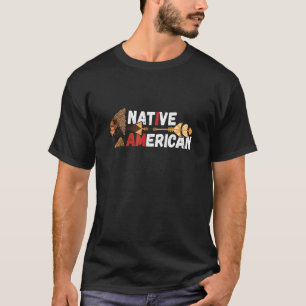 Infödd amerikansk Arrowhad indisk överste Feather  T Shirt