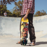 Infödd amerikansk chef på vilden Ligcape Sunset Mini Skateboard Bräda 18,5 Cm<br><div class="desc">Den amerikanska guvernören Porträtt tittar långt borta i en vild ökenlandskap på Sunset Background,  Original Vector Illustration Copyright BluedarkArt TheChameleonArt</div>