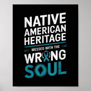 Infödd amerikansk kulturarv Självmordsförebyggande Poster