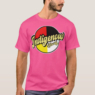 Infödd amerikansk medicin Wheel Ingengen Strong T Shirt