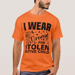 Infödd amerikansk Orange Dag indianska T Shirt