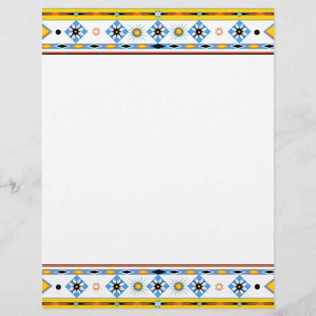 Infödd amerikansk shoshone brevpapper (Framsida)