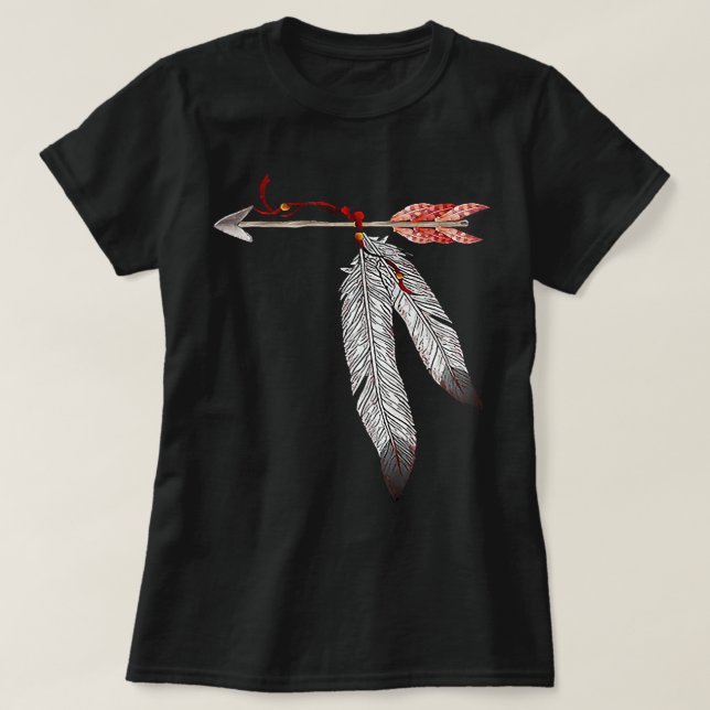 Infödd amerikansk ursprungsursprungsbeteckning Jue T Shirt (Design framsida)