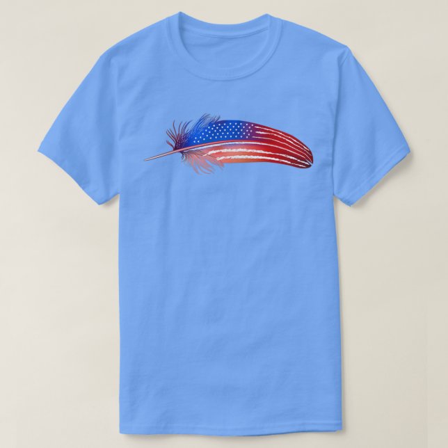 Infödd amerikansk veteransk Flagga-dag, ludd i jul T Shirt (Design framsida)