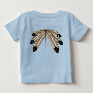 Infödd babytröja Infödd vilda djur konst Babytröja T Shirt