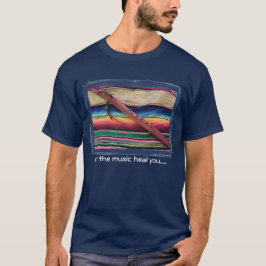 Infödd flöjtmusik av att läka t shirt