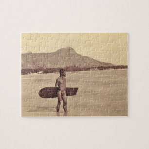 Infödd hawaiansk surfare, C. 1890 Pussel