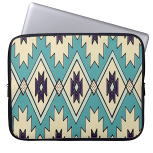 Infödd hövdingmönsterlaptop sleeve